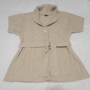 Faded Glory Women's Tan Cardigan Sweater Size M